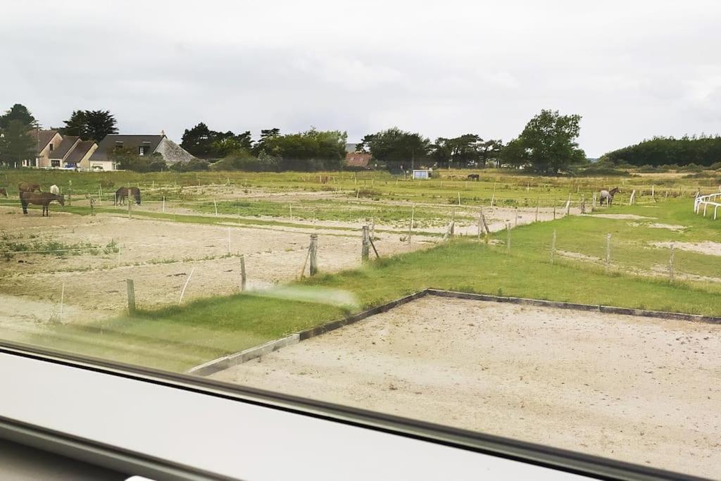 Le Gite De La Ferme Portbail Exterior foto