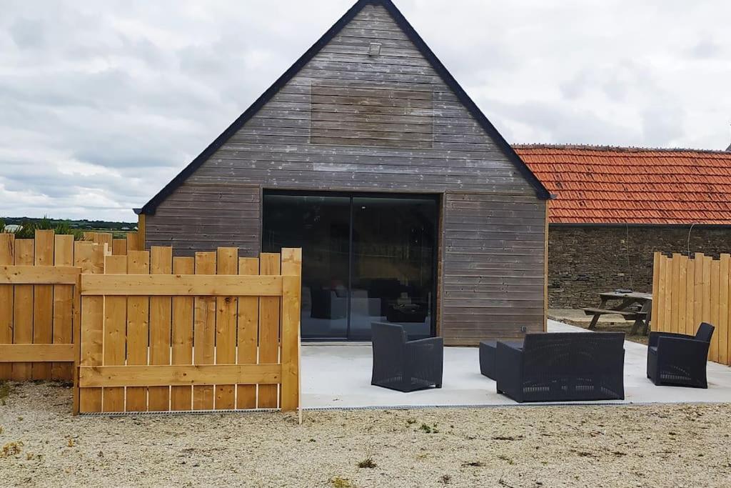 Le Gite De La Ferme Portbail Exterior foto